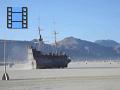 The Contessa sails across the playa